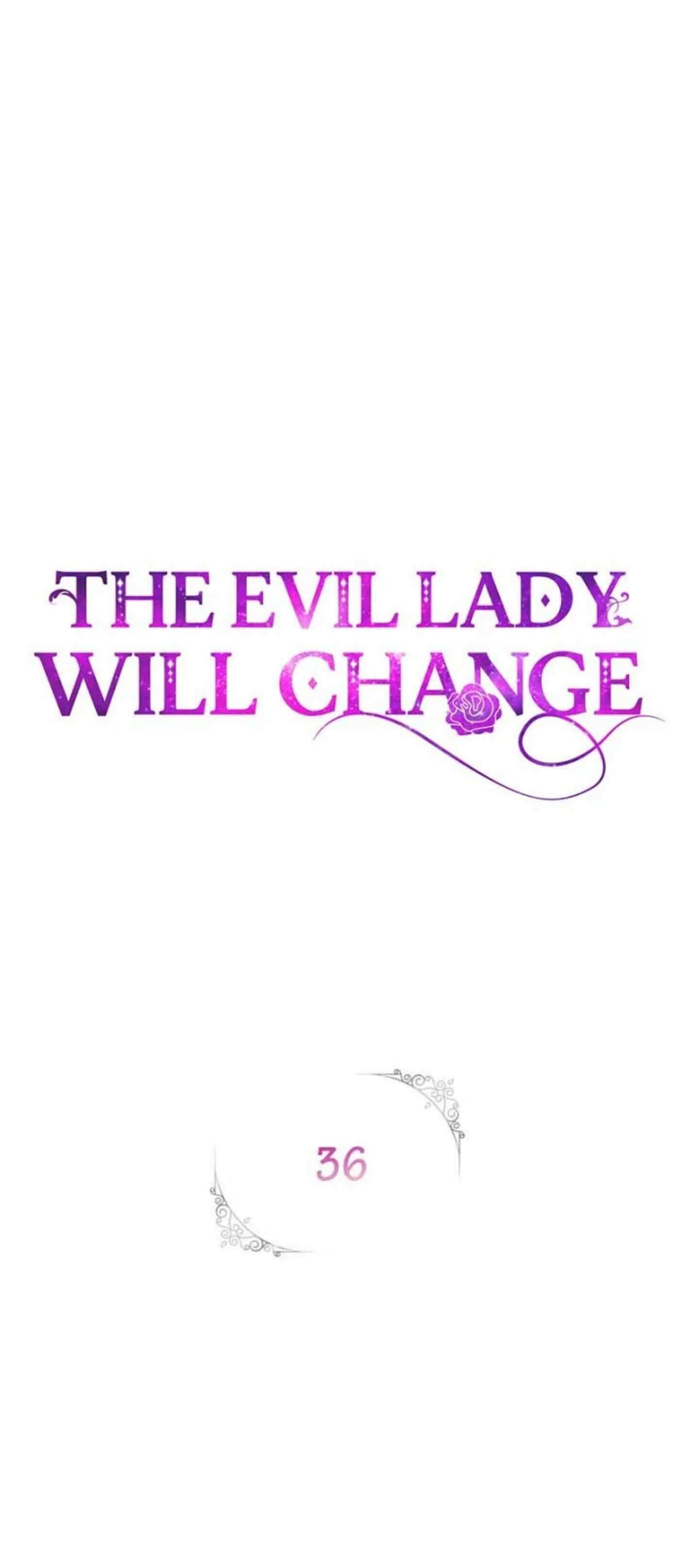 The Evil Lady Will Change (Official)-Chapter 36